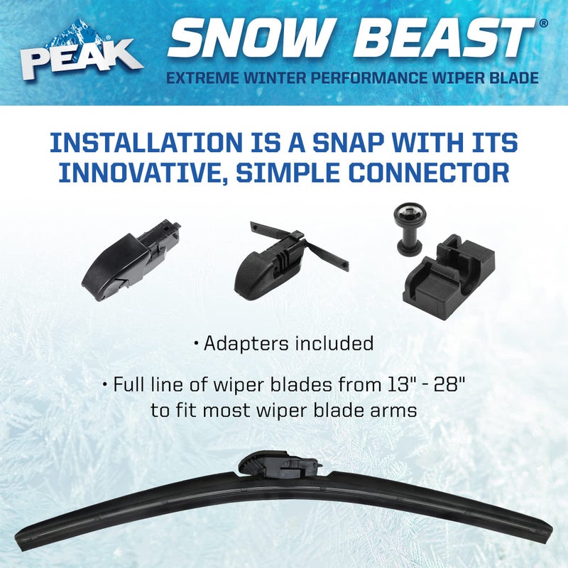 PEAK Snow Beast Winter Windshield Wiper Blade, 22-inch - Image 5